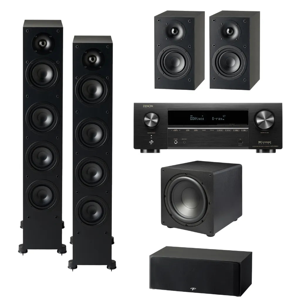 Paradigm Monitor SE Home Theater Bundle with Denon AVR-X1800H - Paradigm