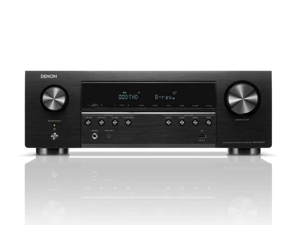Denon AVR-S670H 5.2 Channel AV Receiver with HEOS - View 4