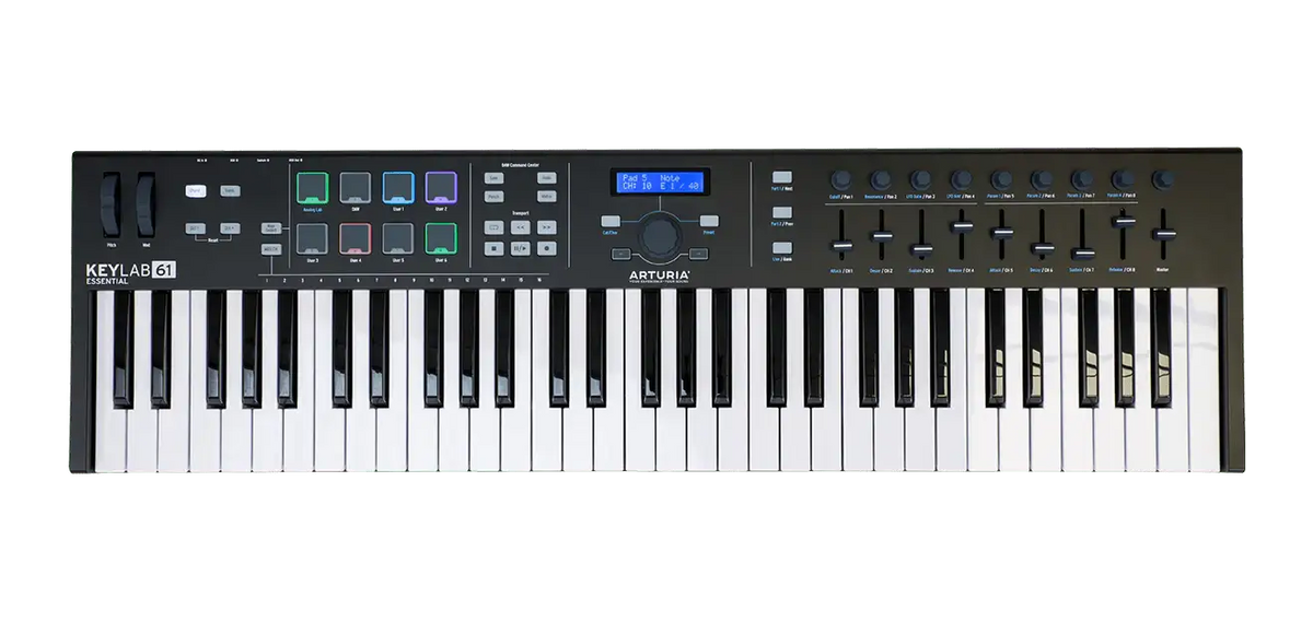 Arturia Keylab Essential 49 Black - Arturia - VisionSounds South Africa