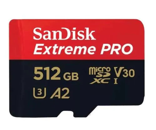 SanDisk 512GB Extreme Pro UHS-I microSD Memory Card (200MB/s Read, 140MB/S Write) - SanDisk - VisionSounds South Africa