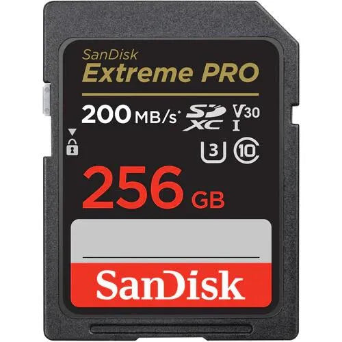 SanDisk 256GB Extreme PRO UHS-I SDXC Memory Card (200MB/s Read, 140MB/S Write) - SanDisk - VisionSounds South Africa