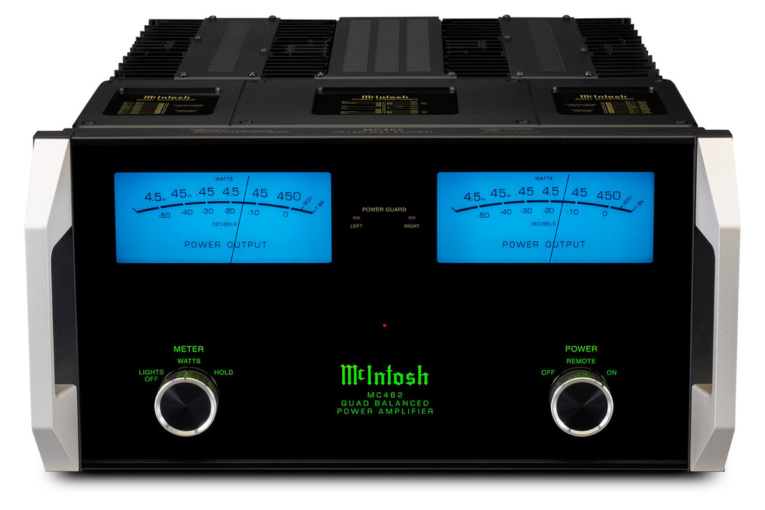 McIntosh MC462 high-fidelity power amplifier available from VisionSounds South Africa
