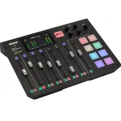 RODECaster Pro podcast production console for professional podcast equipment setup