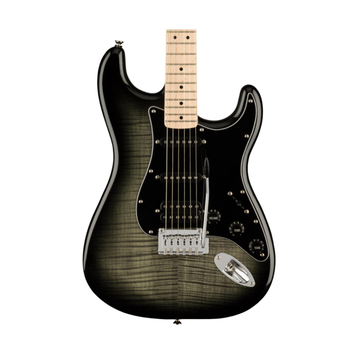 Fender Squier Affinity Series Stratocaster FMT HSS Electric Guitar - Black Burst product image