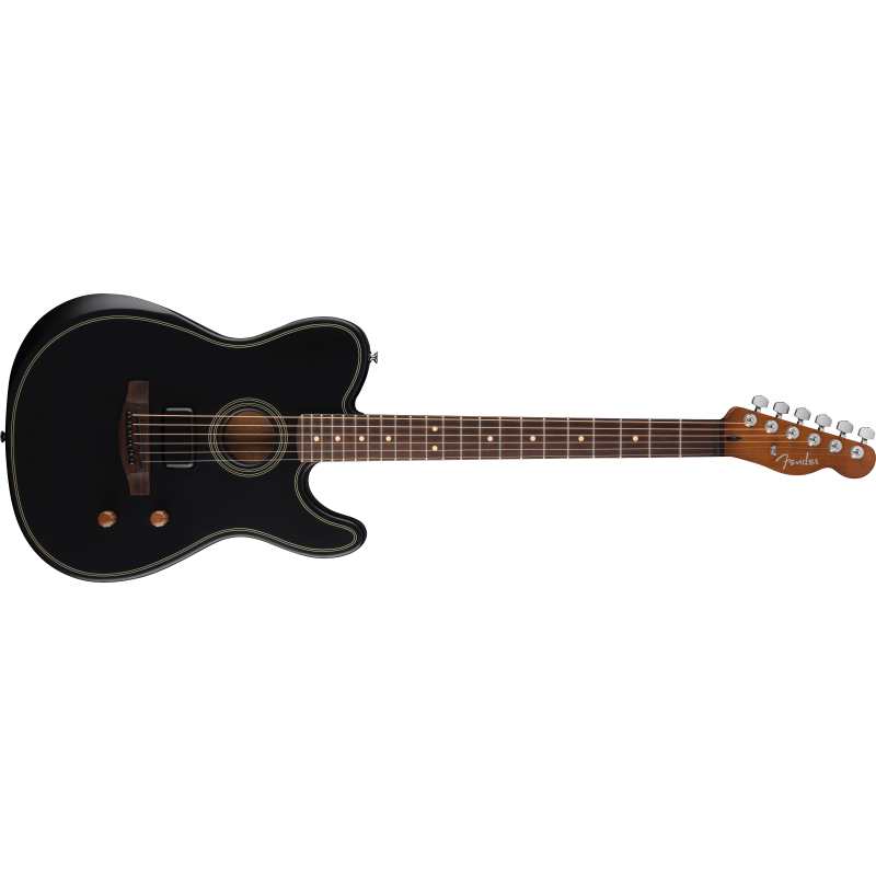 Fender Acoustasonic Standard Black Telecaster detail image 3