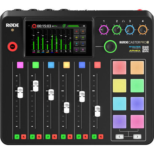 RODE RODECaster Pro II Integrated Audio Production Studio product image