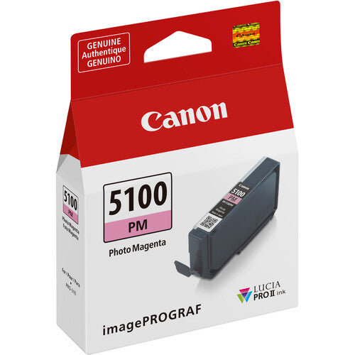 Canon PFI-5100 LUCIA PRO II Photo Magenta Ink Tank (14.4mL) product image 2