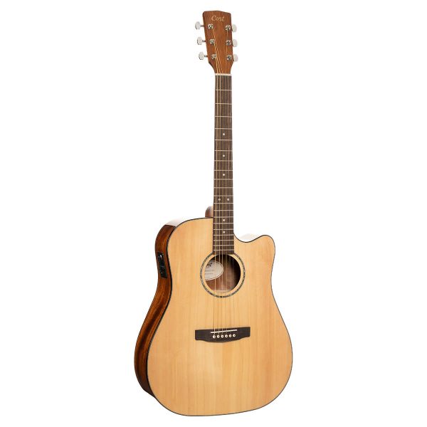 Cort Earth60CE Acoustic-electric Guitar - Natural detail image 7