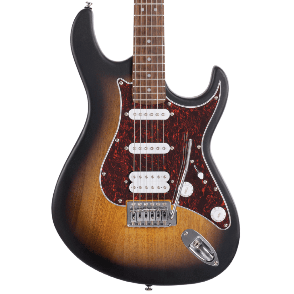 Cort G110 Electric Guitar – HSS – Open Pore Sunburst product image