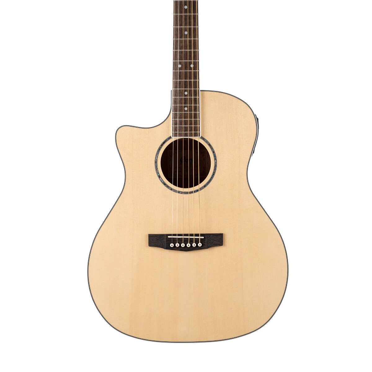 Cort GA MEDX Left-Handed Electric Acoustic Guitar - Open Pore Natural product image