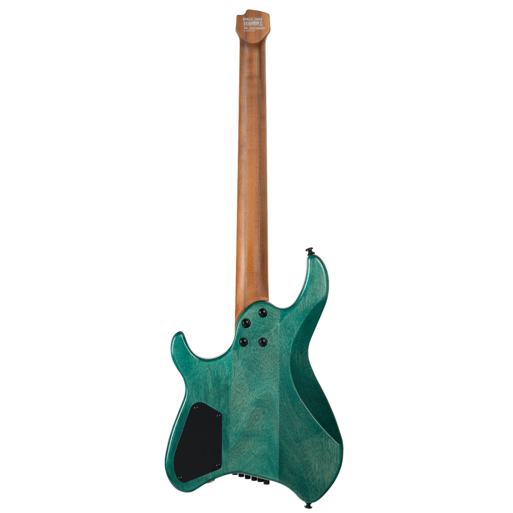 Cort Space G6MS Headless Electric Guitar – Semi Gloss Turquoise detail image 3
