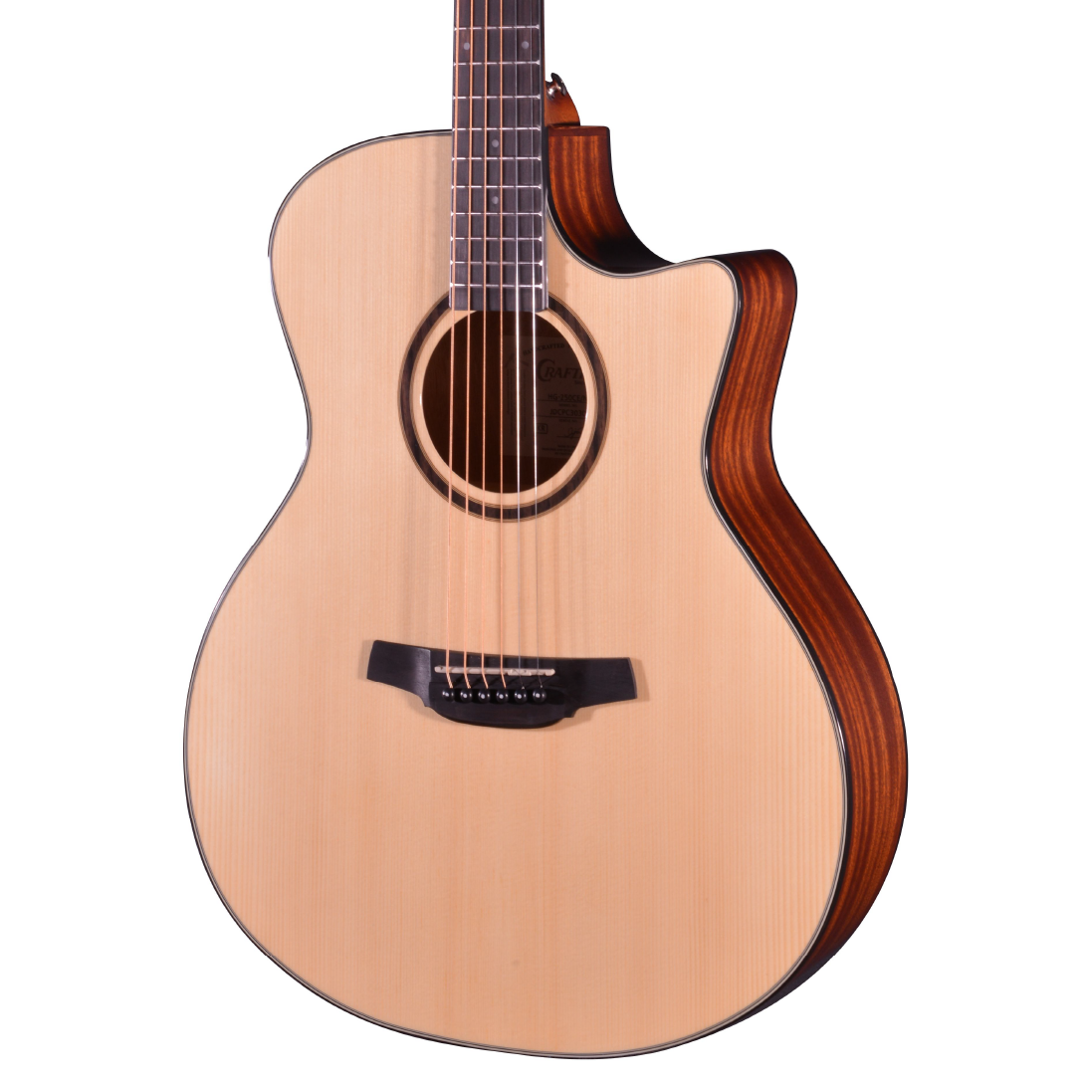 Crafter HG250ce Natural Acoustic guitar product image