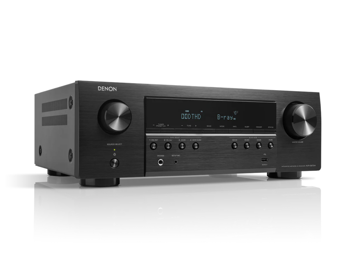 Denon AVR-S670H 5.2 Channel AV Receiver with HEOS - View 3