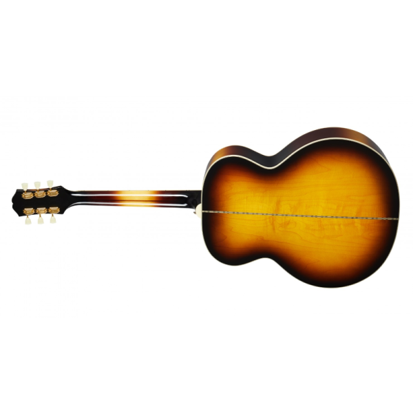 Epiphone J-200 Acoustic Guitar - Aged Vintage Sunburst Gloss detail image 8