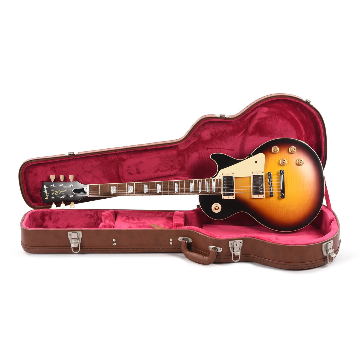 Epiphone 1959 Les Paul Standard Electric Guitar - Tobacco Burst VOS detail image 6