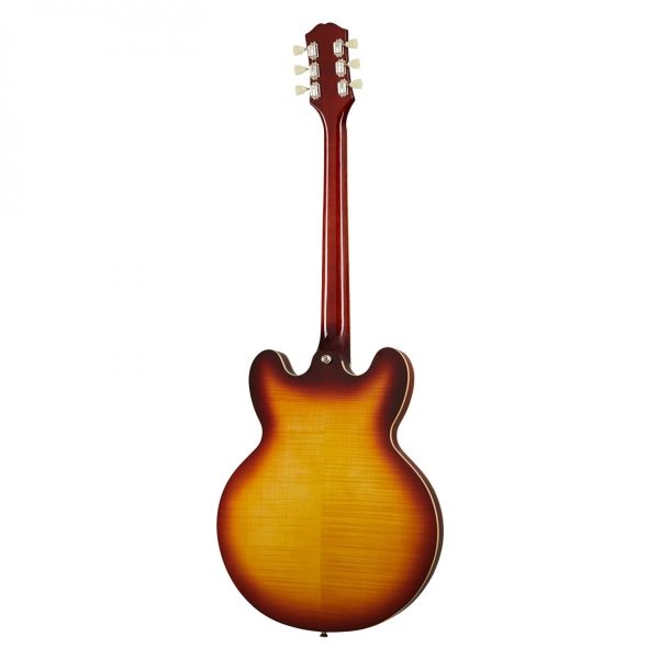 Epiphone ES-335 Figured Semi-hollowbody Electric Guitar - Raspberry Tea Burst detail image 9