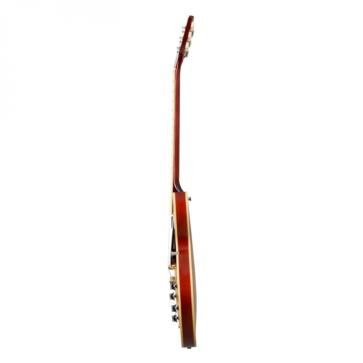 Epiphone ES-335 Figured Semi-hollowbody Electric Guitar - Raspberry Tea Burst detail image 4