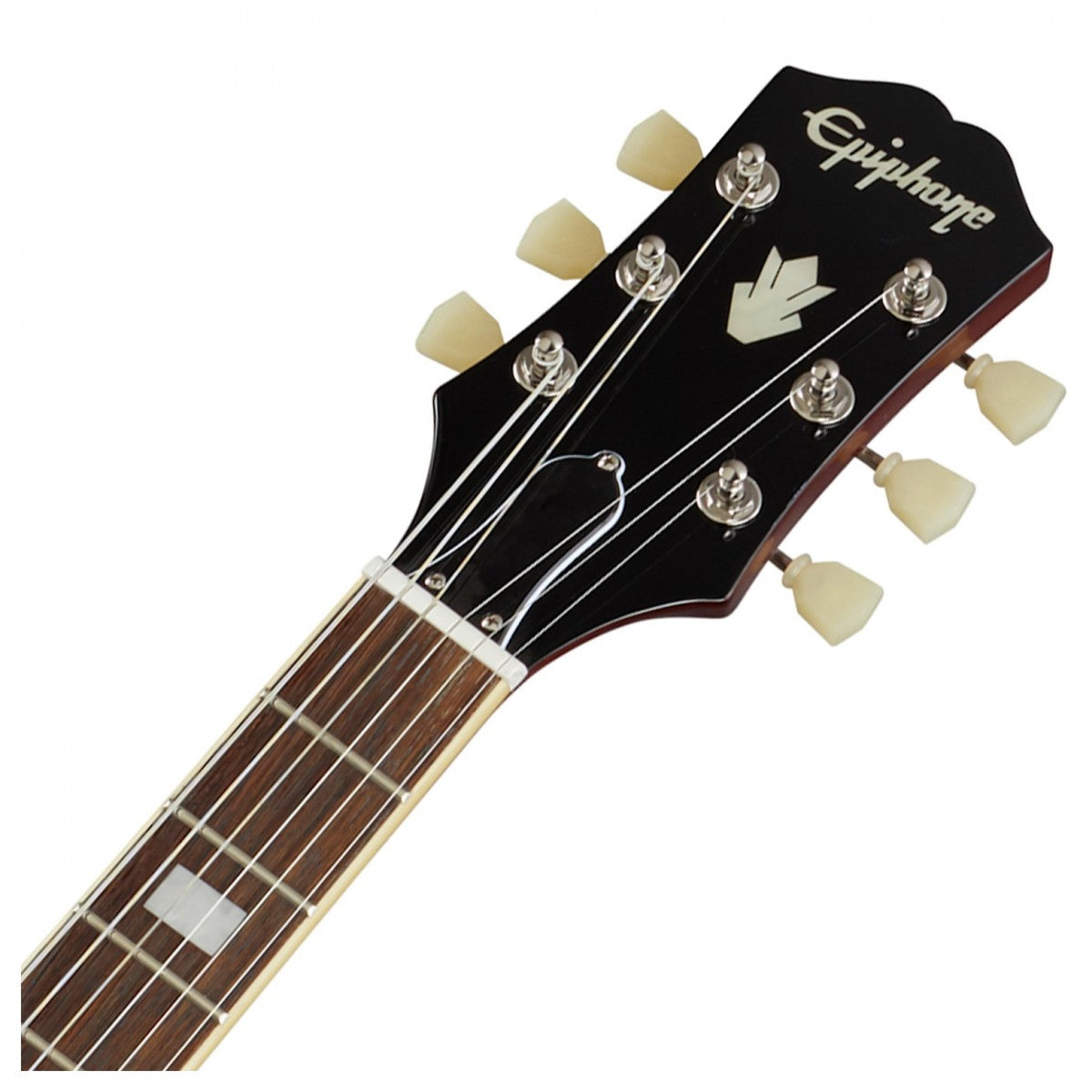Epiphone ES-335 Figured Semi-hollowbody Electric Guitar - Raspberry Tea Burst detail image 6