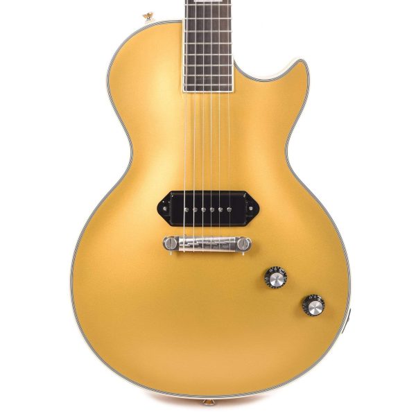 Epiphone Jared James Nichols Gold Glory Les Paul Custom - Double Gold Aged Gloss detail image 7