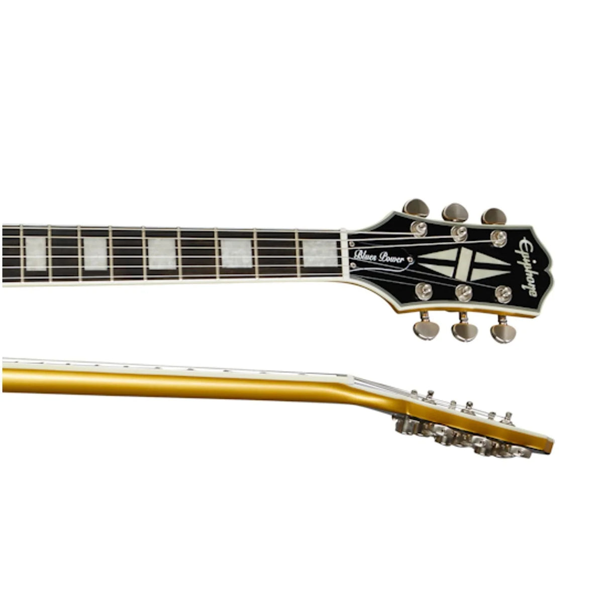 Epiphone Jared James Nichols Gold Glory Les Paul Custom - Double Gold Aged Gloss detail image 5