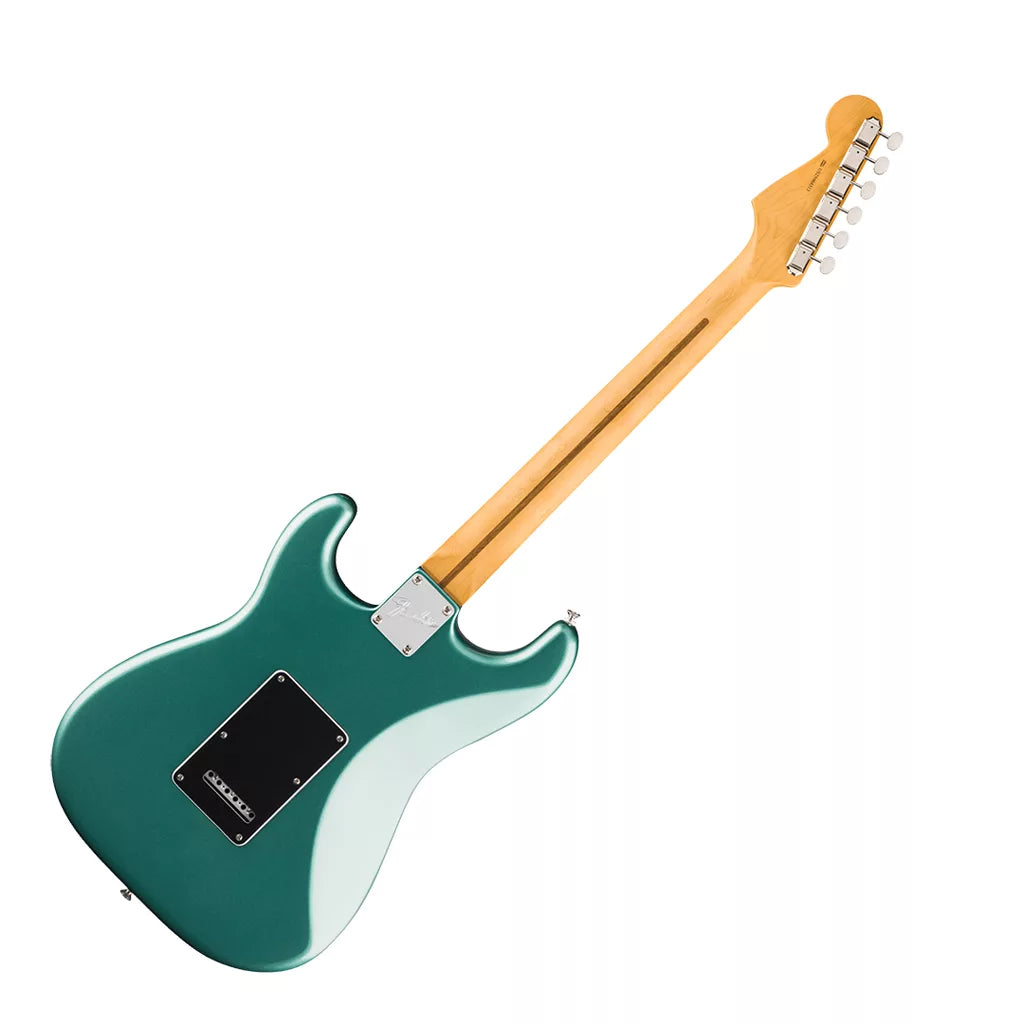 Fender American Professional Classic Stratocaster HSS Electric Guitar - Faded Sherwood Green Metallic detail image 3