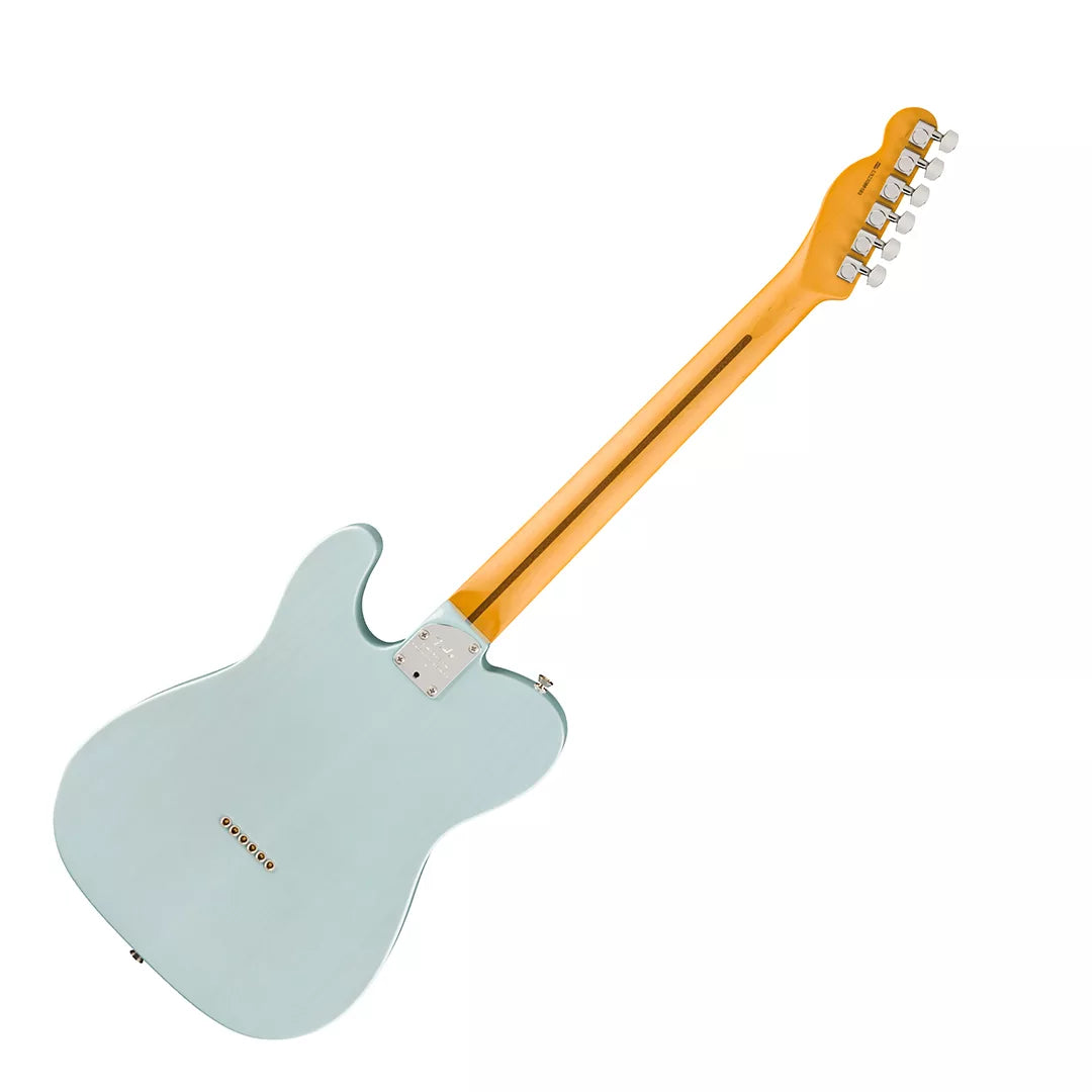 Fender American Professional II Telecaster Thinline Electric Guitar - Transparent Daphne Blue detail image 3