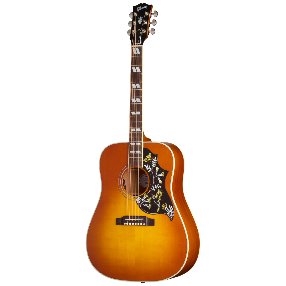 Gibson Acoustic Hummingbird Faded Acoustic-electric Guitar - Heritage Cherry Sunburst detail image 2