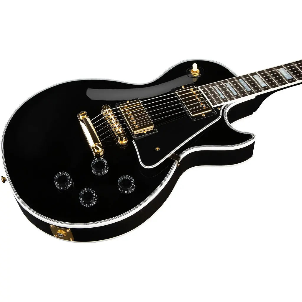 Gibson Les Paul Custom - Ebony with Ebony Fingerboard detail image 4