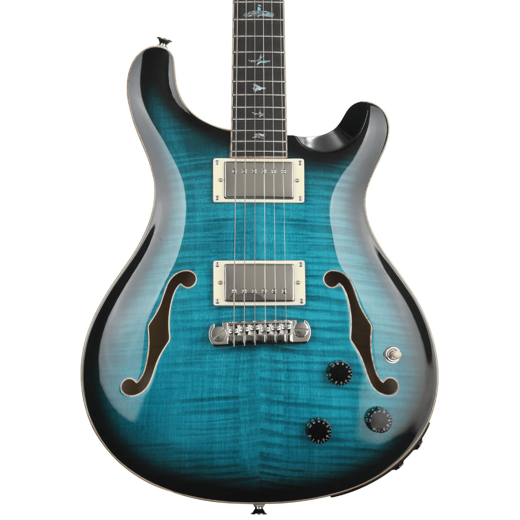 PRS SE Hollowbody II Piezo Electric Guitar – Peacock Blue product image
