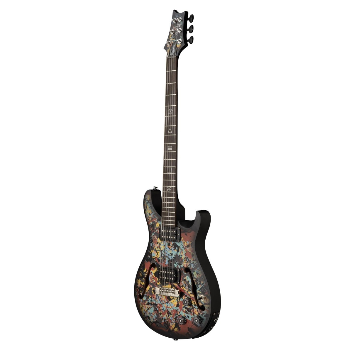 PRS SE Ed Sheeran Hollowbody I Piezo Baritone Electric Guitar - Cosmic Splash detail image 3