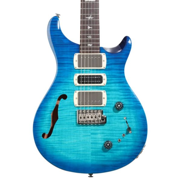 PRS SE Special Semi-Hollow Electric Guitar - Lake Blue detail image 7