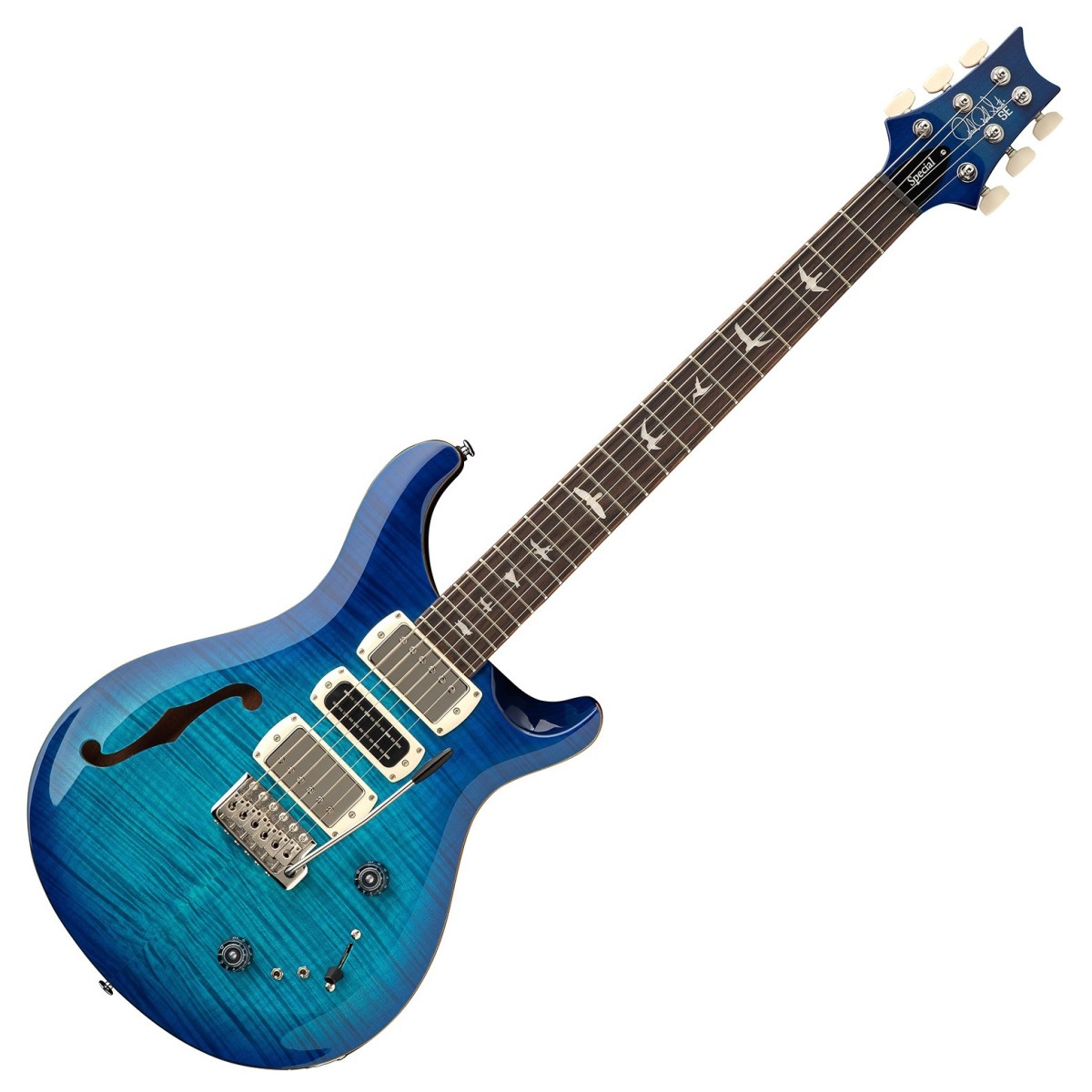 PRS SE Special Semi-Hollow Electric Guitar - Lake Blue detail image 2