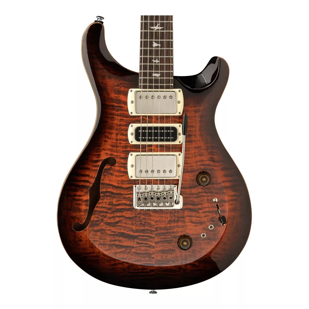PRS SE Special Semi-Hollow Electric Guitar - Orange Tiger Smokeburst product image
