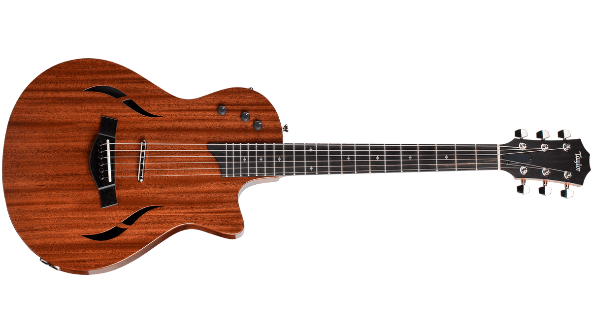 Taylor T5z Classic Hollowbody Electric Guitar - Tropical Mahogany detail image 2