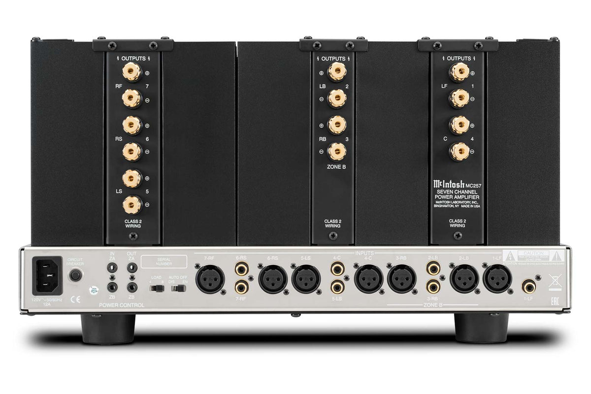 McIntosh MC257 7-Channel Solid State Amplifier - View 2