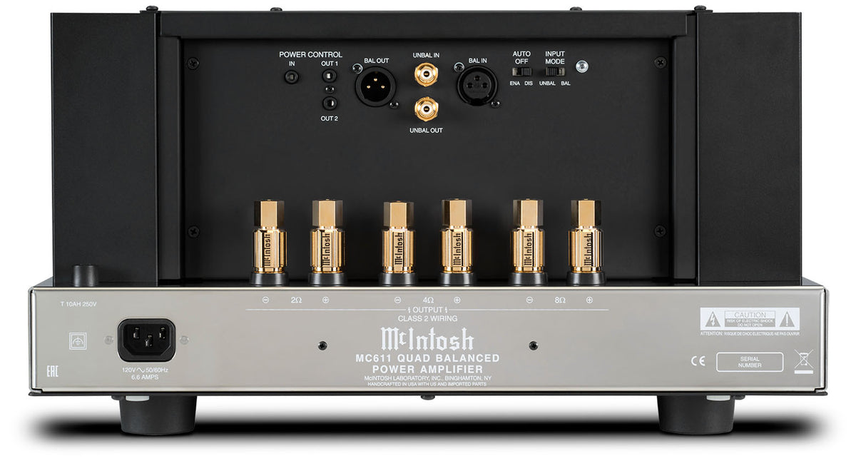 McIntosh MC611 1-Channel Solid State Amplifier - View 2