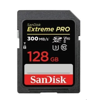 SanDisk  128GB Extreme PRO UHS-II SDXC Memory Card (300MB/S Read, 260MB/s Write) - SanDisk - VisionSounds South Africa