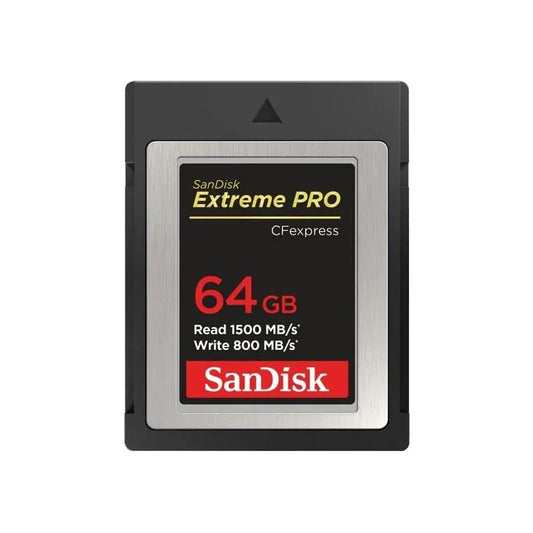 SanDisk  64GB Extreme PRO CFexpress Card Type B (1500MB/s Read, 800MB/s Write) - SanDisk - VisionSounds South Africa